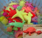 10 pçs / lote Ocean animal crescente brinquedo biologia Marinha brinquedos De Plástico