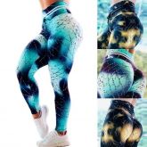 Calças Yoga Sports Corrida Sportswear Elástico Leggings de Fitness S Costura Controle de Ginástica