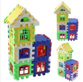 24 pcs Casa Do Bebê Blocos de Construção de Construção Toy Kids Brain Game Aprendizagem Brinquedos E