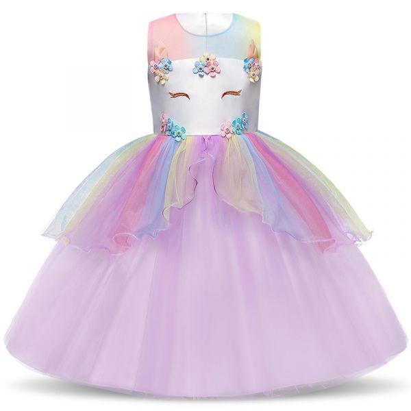 Vestido Princesinha Unicórnio