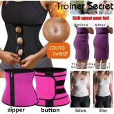 Trainer Cintura Neoprene Cinto Sauna Suor Shaper Body Shaper Controle Barriga Mais Magro